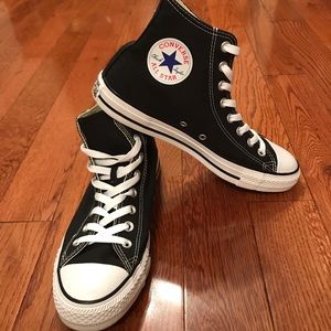 Converse Black High Top Shoe